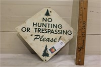 No Tresspassing Sign
