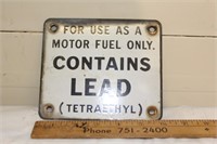 Gas Pump Sign