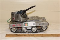 Tin Army Tank Toy