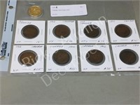 Canada- sheet large cents