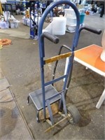 Handcart (needs wheel) & metal stool
