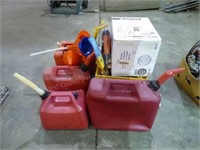 Plastic fuel cans & other