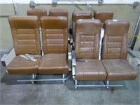 Four double/2 wide airplane seats