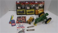 NIP-Batman, JohnDeere Tractor, PewterKey Ring&more