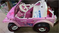 Barbie Beach Buggy Power Wheels w/Batteries