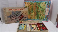 Vintage Milton Bradley Games-Broadside & Dogfight