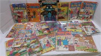 Vintage Comic Books w/Plastic-Archie,Marvel, &more