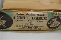 25" Doll w/Ensembles-Like New-Orig. Box