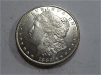 1883 o RARE PROOFLIKE BU Morgan Dollar