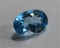 8.5 ct Natural Blue Topaz Quality Gemstone