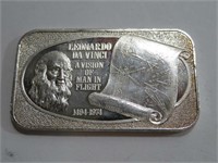 Leonardo Da Vinci 1 o Silver Bar