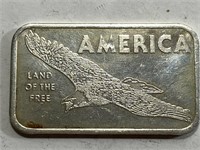 1 oz Land of the Free Silver Bar - Argent Mint