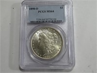 1898 o MS 64 PCGS Morgan Silver Dollar