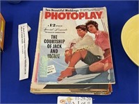 10 VINTAGE MOVIE MAGAZINES FROM 1950'S-60'S