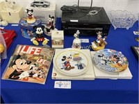 DISNEY MICKEY 50TH AND 60TH BIRTHDAY COLLECTIBLES