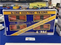 K-LINE ELECTRIC TRAINS TRAIN CAR SET