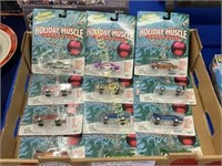 JOHNNY LIGHTNING 2001 HOLIDAY MUSCLE CAR ORNAMENTS