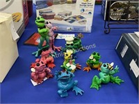 KITTY'S CRITTERS RESIN FROG FIGURINES