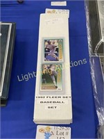 1992 FLEER MLB SPORT TRAINING CARD SET - OPEN BOX