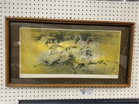TROIS CHEVAUX LIMITED EDITION LITHOGRAPH
