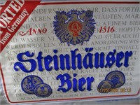 3 Steinhauser Bier Banner Signs