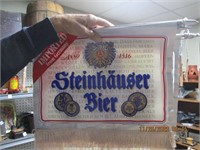 3 Steinhauser Bier Banner Signs