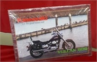 Kawasaki Metal Motorcycle Sign