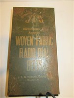 WOVEN FABRIC RADIO DIAL BELTS IN METAL CASE