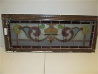 ANTIQUE STAIN GLASS WINDOW
