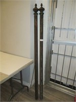 ANTIQUE CANOPY BED POSTS