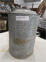 VINTAGE 3 GALLON GALVANIZED WATER CAN