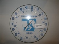 WISCONSIN ENGINES THERMOMETER 12" DIAMETER