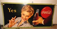 Coca-cola Cardboard Sign