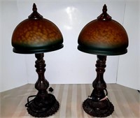 2 Stainglass Lamps