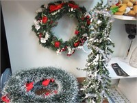 Wreath and Small Tree
