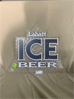 Labatt Ice Bear mirrored sign