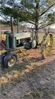 JD B un-styled tractor
