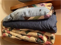 (3) Quilts, Assorted Sizes