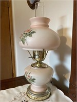 Floral 2-Bulb Table Lamp 18” Tall