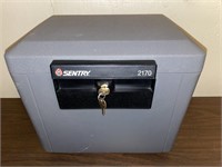 Sentry 2170 Safe with Key 15" x 10” x 13”