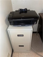 Epson Stylus NX420 Printer and File Cabinet