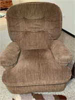 Rocking Fabric Recliner (LOCATED IN BASEMENT)