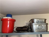 Ice cream maker, StockMaster, and roaster pans