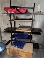 (2) Three tiered shelves and more (LOCATED IN