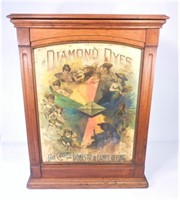 Diamond Dyes Oak Counter Cabinet