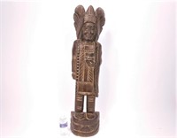Cigar Store Carved Wood Indian