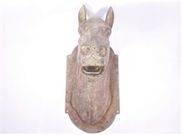 Large Cast Iron Wall Mount Horse Head