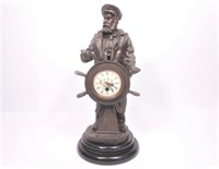 Figural Ships Captain Clock