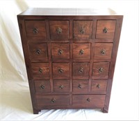 Chinese 18 Drawer Spice Cabinet