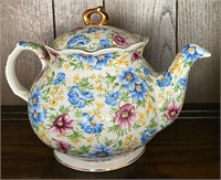 Chelsea Chintz Spring Blue Tea Pot(England)